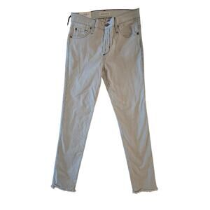 James Jeans Twiggy Ankle Blue White Striped - Size 29